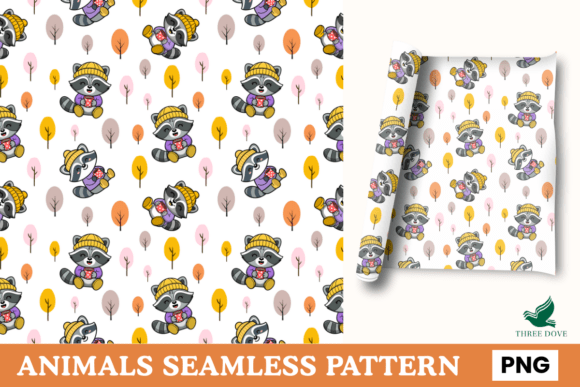 Animal Seamless Pattern - 019: A High-Quality Digital Resource for Creative Projects