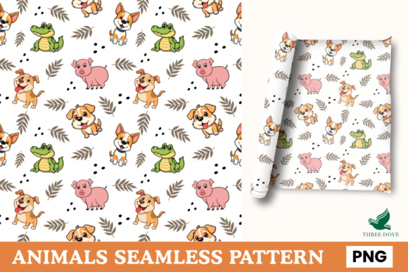 Animal Seamless Pattern - 06: A Powerful Tool for Modern Creatives and Businesses