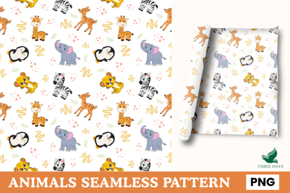 Animal Seamless Pattern - 07: A Premium Digital Design for Creative Projects