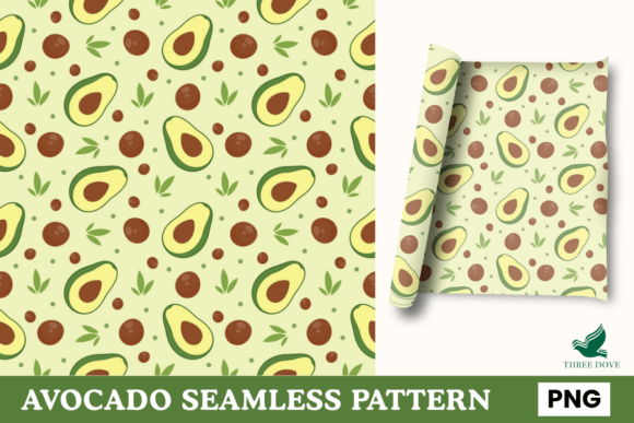 Avocado Seamless Pattern: A Versatile Digital Asset for Creative Projects