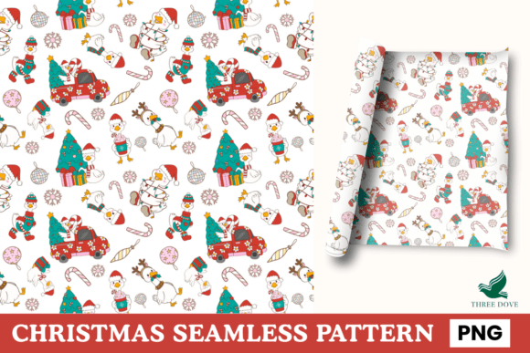 Christmas Seamless Pattern - 39: A Versatile Digital Design for Creative Projects