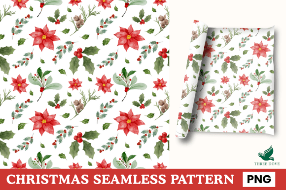 Christmas Seamless Pattern - 55: A Premium Digital Design for Creative Projects