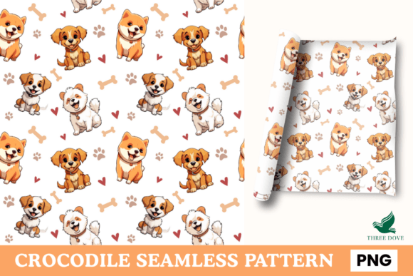 Dog Seamless Pattern - 10 for Creative Projects