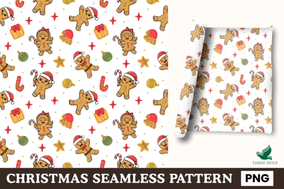 Enhancing Creative Projects with Christmas Seamless Pattern - 57: A Digital Design Essential for Modern Creators