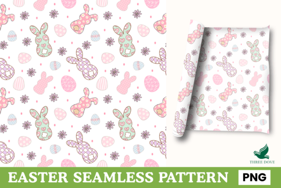 Enhancing Creativity with Easter Seamless Pattern - 02: A Digital Design Essential for Modern Creators