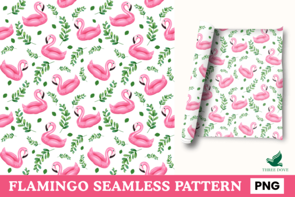 Flamingo Seamless Pattern - 06: A Versatile Digital Design for Creative Projects