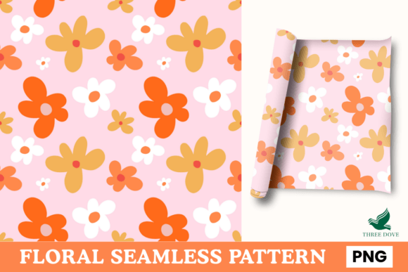 Floral Seamless Pattern - 05: A Versatile Digital Design for Creative Projects