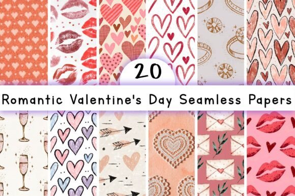 How to Use Romantic Valentine's Day Seamless Papers in Your Creative and Business Workflows