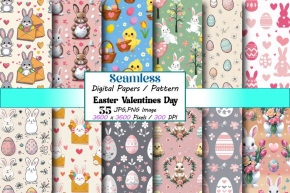 Seamless Easter Valentine's Day Pattern: Creative Uses & Ideas