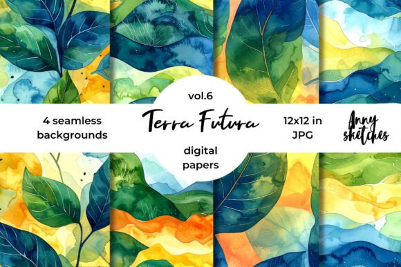Terra Futura Solarpunk Digital Paper: A Unique Blend of Eco-Friendly Aesthetics and Futuristic Design